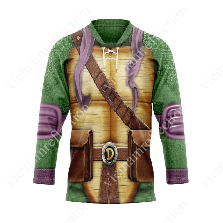 Donatello TMNT cosplay hockey jersey
