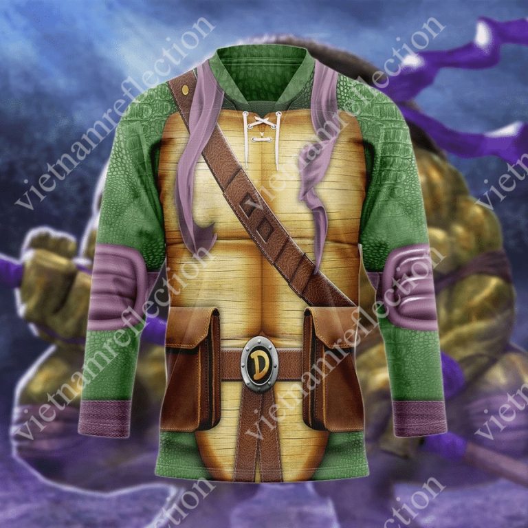 Donatello TMNT cosplay hockey jersey