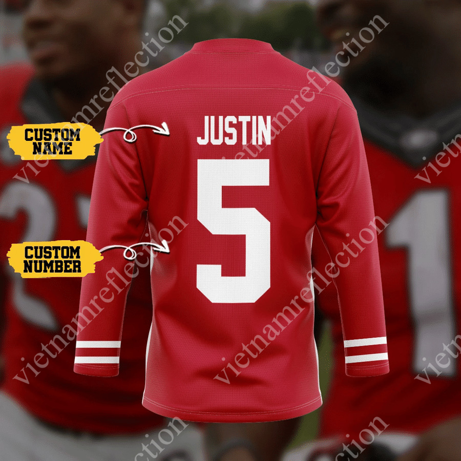 Personalized San Francisco 49ers NHL hockey jersey