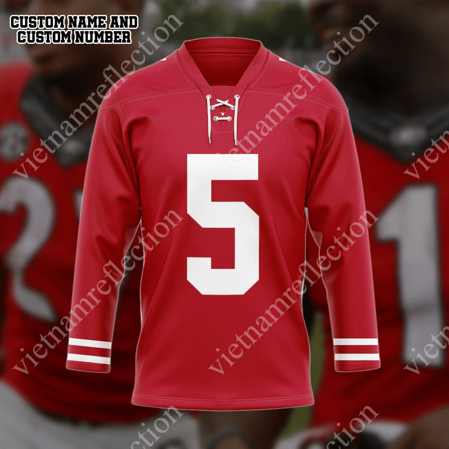 Personalized San Francisco 49ers NHL hockey jersey