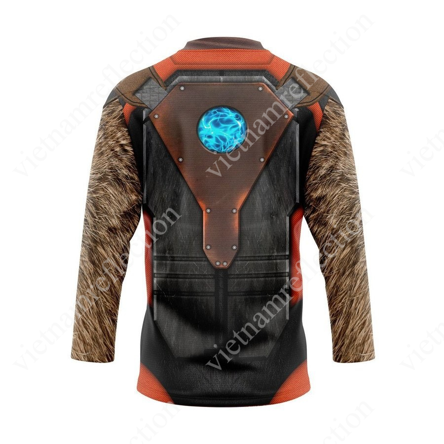 Guardians of the Galaxy Raccoon cosplay hockey jersey