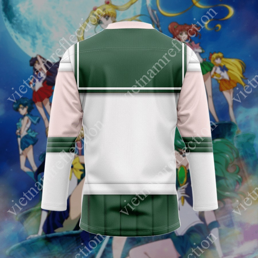 Sailor Moon Sailor Jupiter cosplay hockey jersey