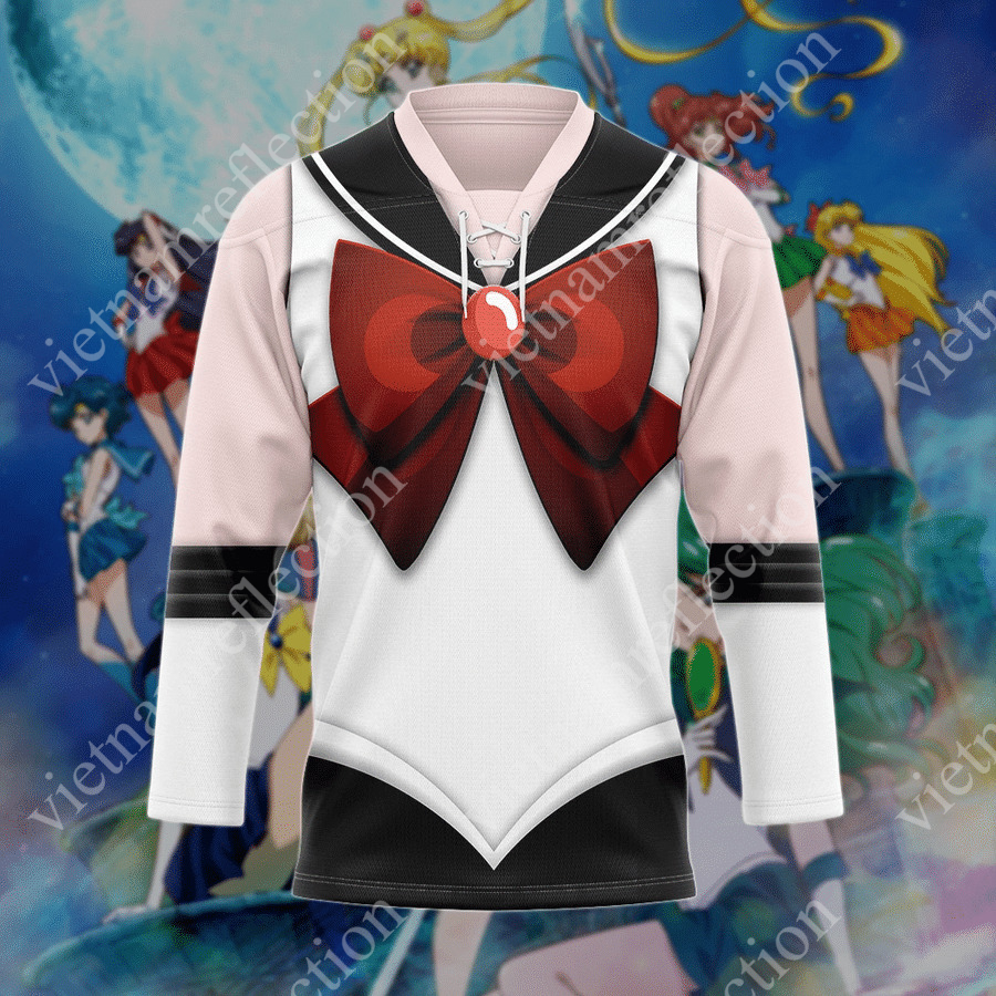 Sailor Moon Sailor Pluto cosplay hockey jersey