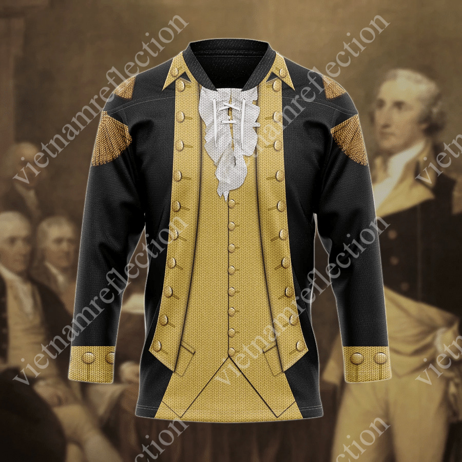 George Washington cosplay hockey jersey