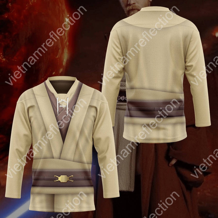 Star Wars Obi Wan Kenobi cosplay hockey jersey