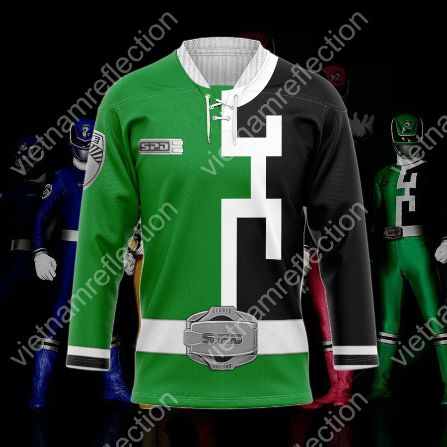 S.P.D Green Ranger hockey jersey