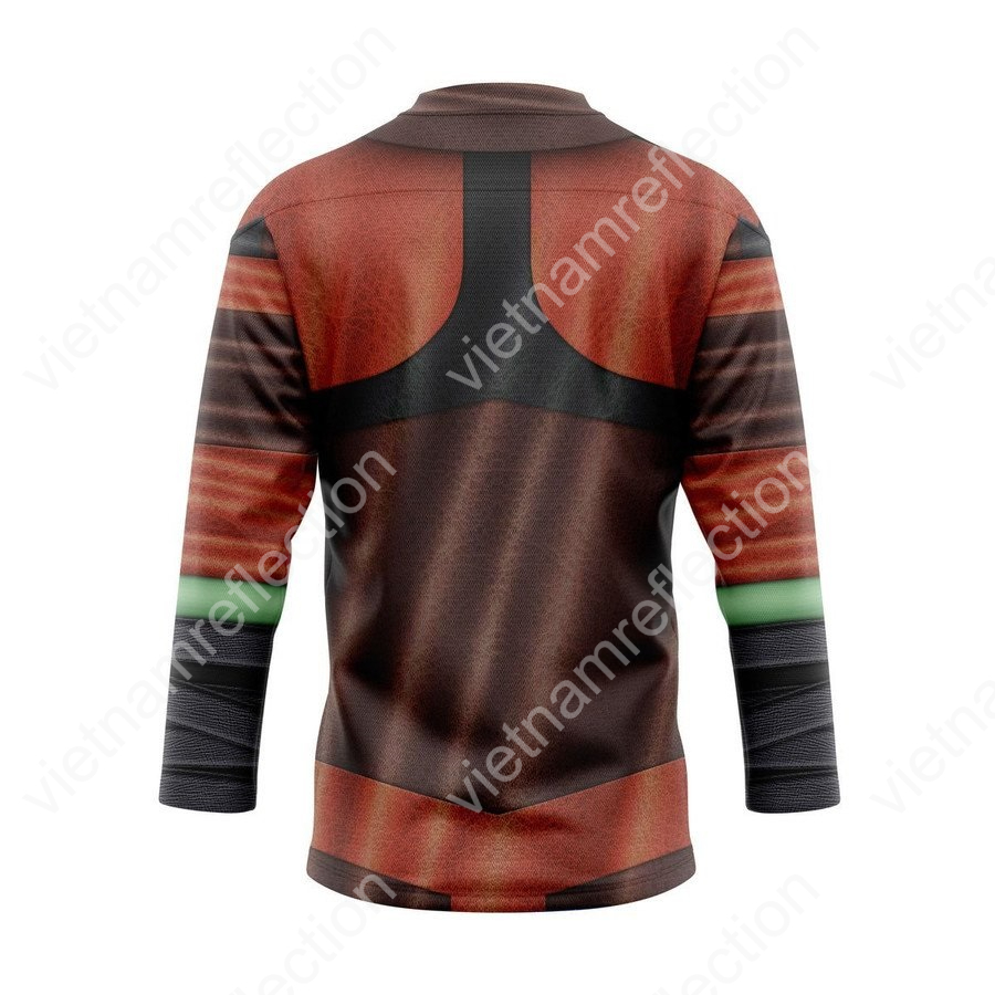 Guardians of the Galaxy Gamora cosplay hockey jersey