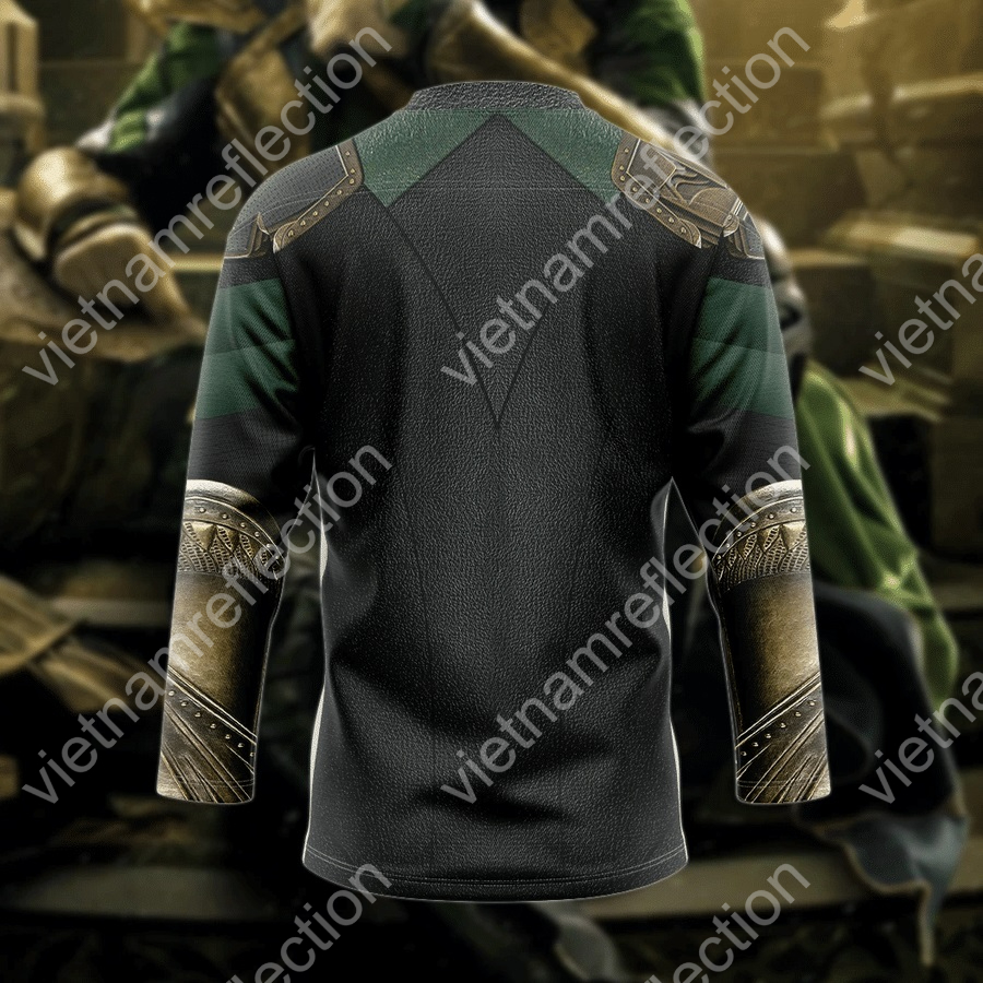 Loki Laufeyson costume cosplay hockey jersey