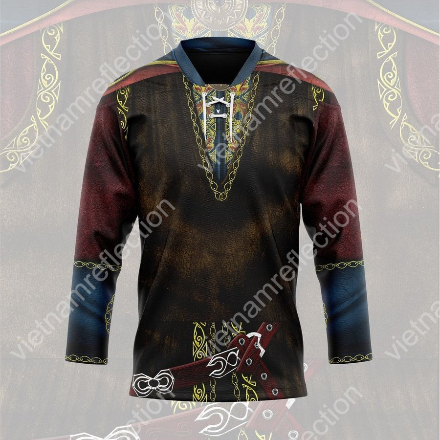 Lord Of The Rings King Theo cosplay hockey jersey