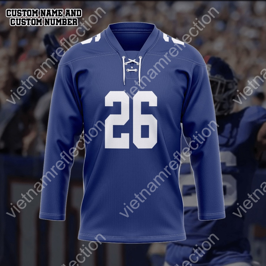 Personalized New York Giants NFL hockey jersey