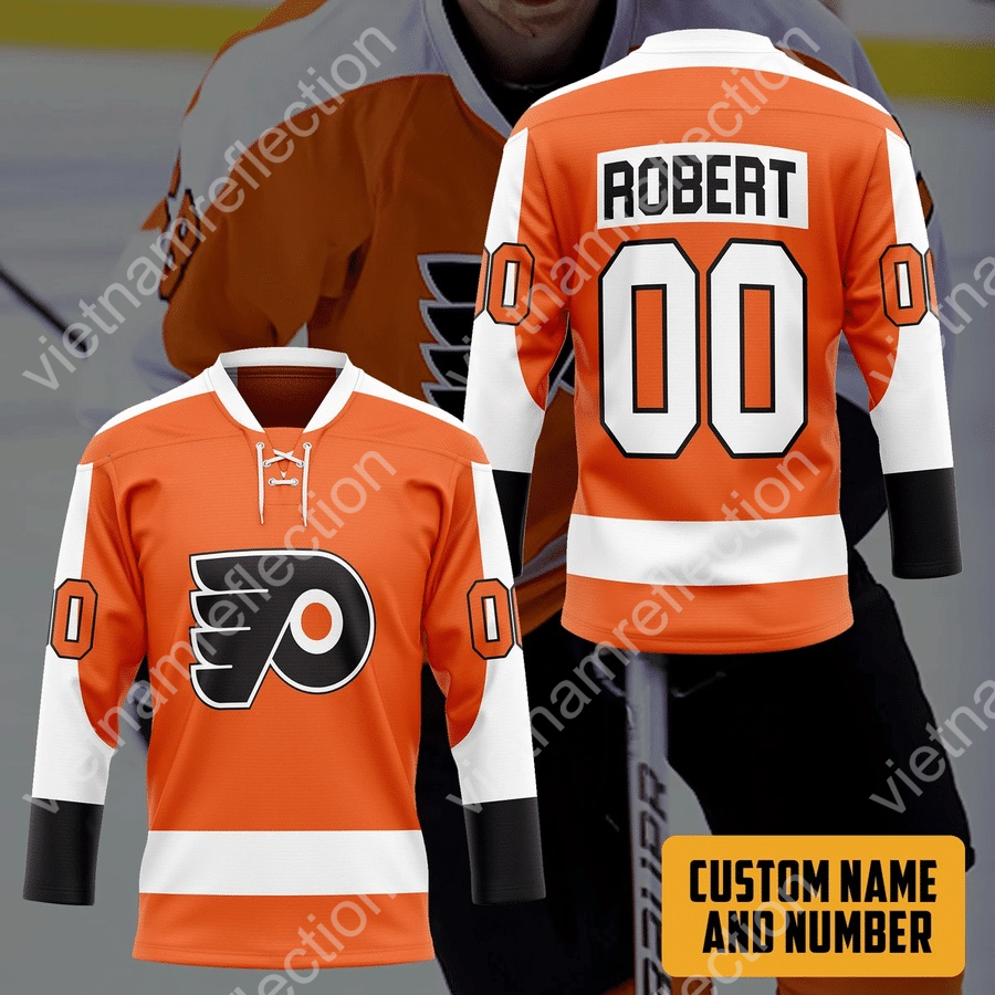 Personalized Mac's Big Break Philadelphia Flyers NHL hockey jersey