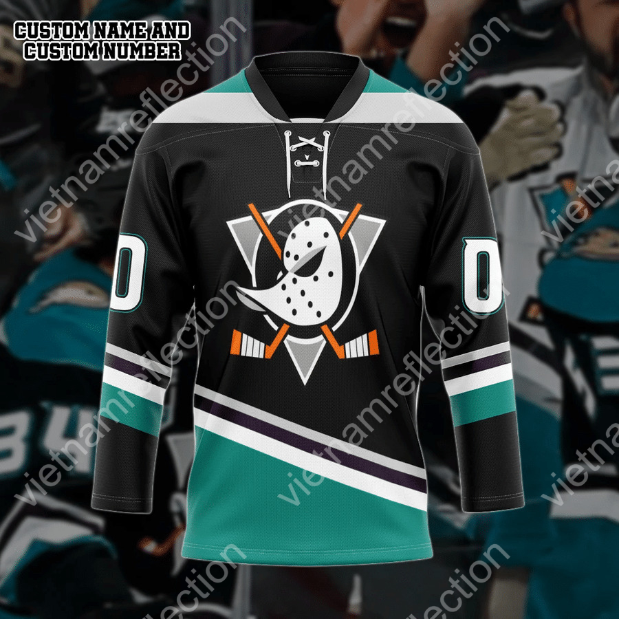 Personalized Anaheim Ducks NHL hockey jersey