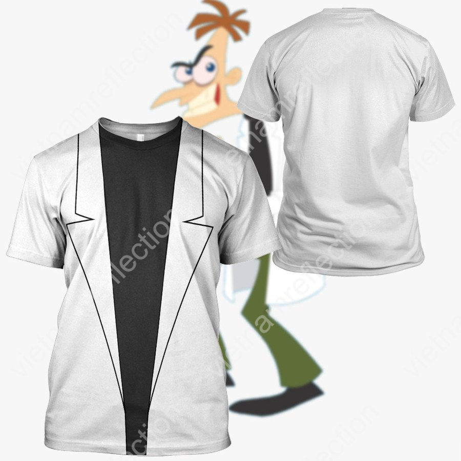 Phineas And Ferb Heinz Doofenshmirtz 3d hoodie t-shirt apparel