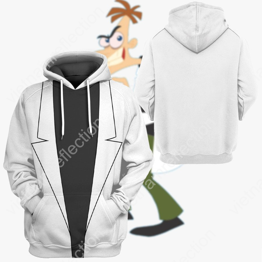 Phineas And Ferb Heinz Doofenshmirtz 3d hoodie t-shirt apparel