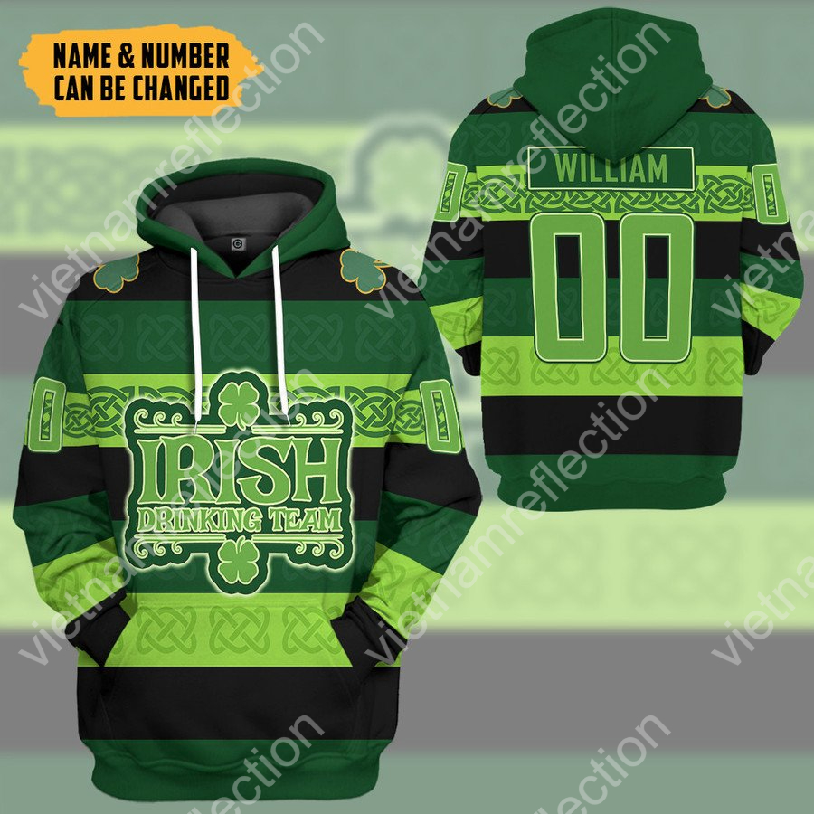 St. Patrick's Day Irish Drinking Team 3d hoodie t-shirt apparel