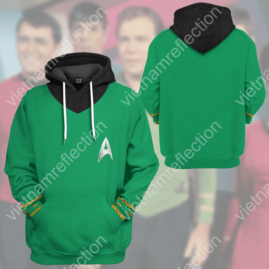 St. Patrick's Day Star Trek The Original Series 1966 1969 3d hoodie t-shirt apparel