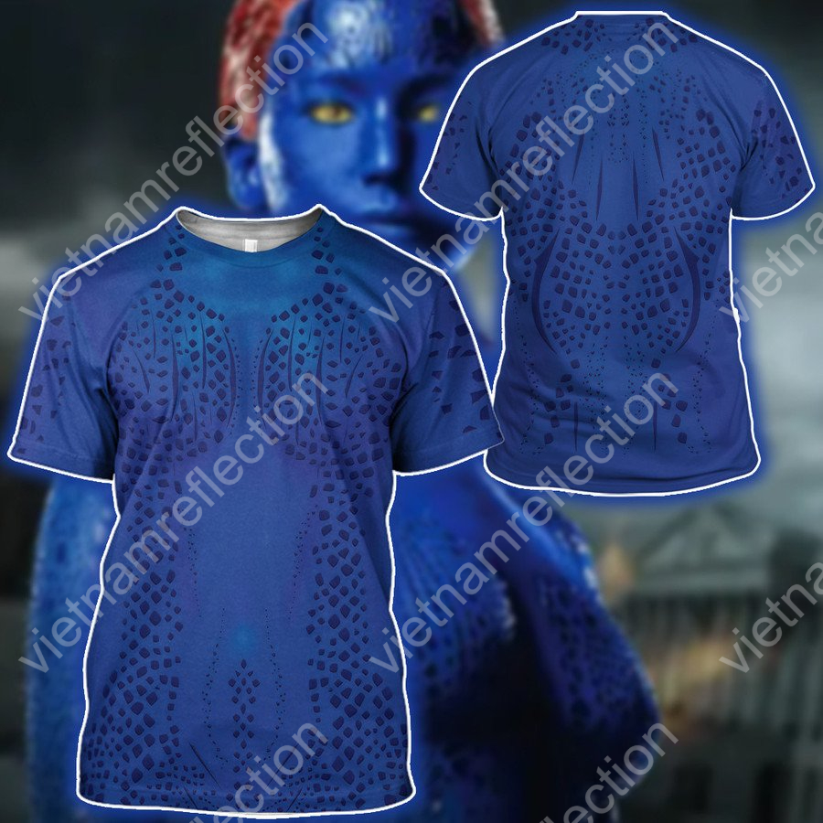 Mystique cosplay 3d hoodie t-shirt apparel