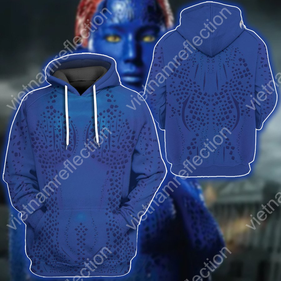 Mystique cosplay 3d hoodie t-shirt apparel