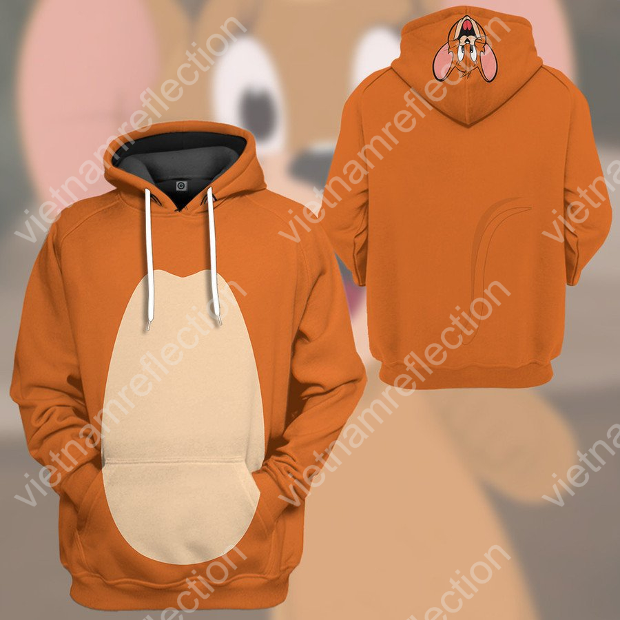 Tom and Jerry Jerry cosplay 3d hoodie t-shirt apparel