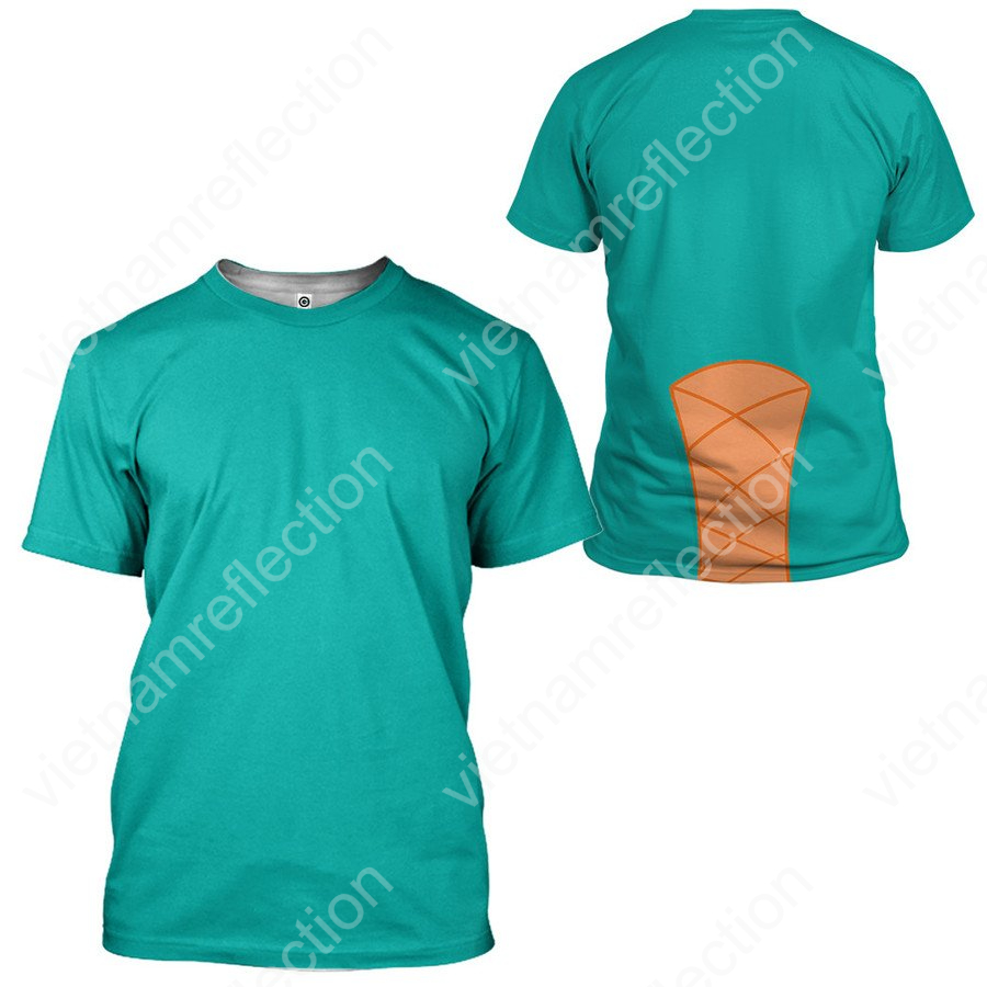 Phineas And Ferb Perry The Platypus 3d hoodie t-shirt apparel