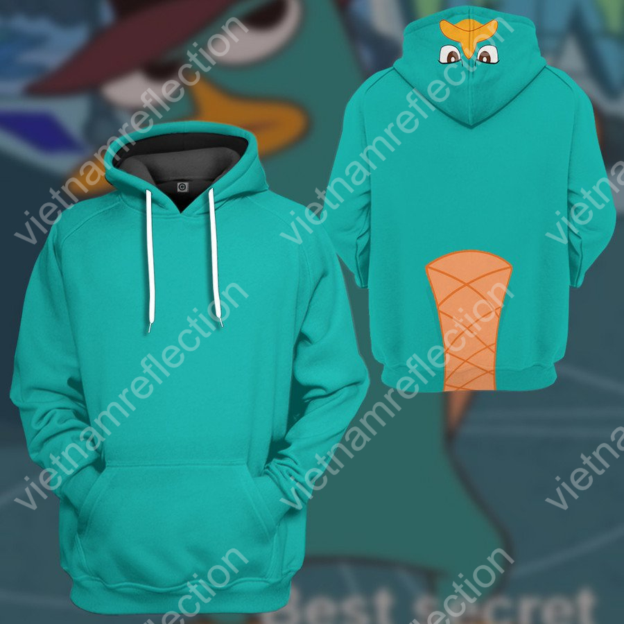 Phineas And Ferb Perry The Platypus 3d hoodie t-shirt apparel