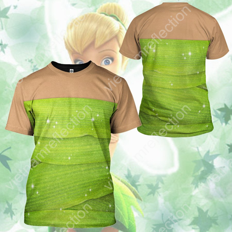 Tinker Bell cosplay 3d hoodie t-shirt apparel