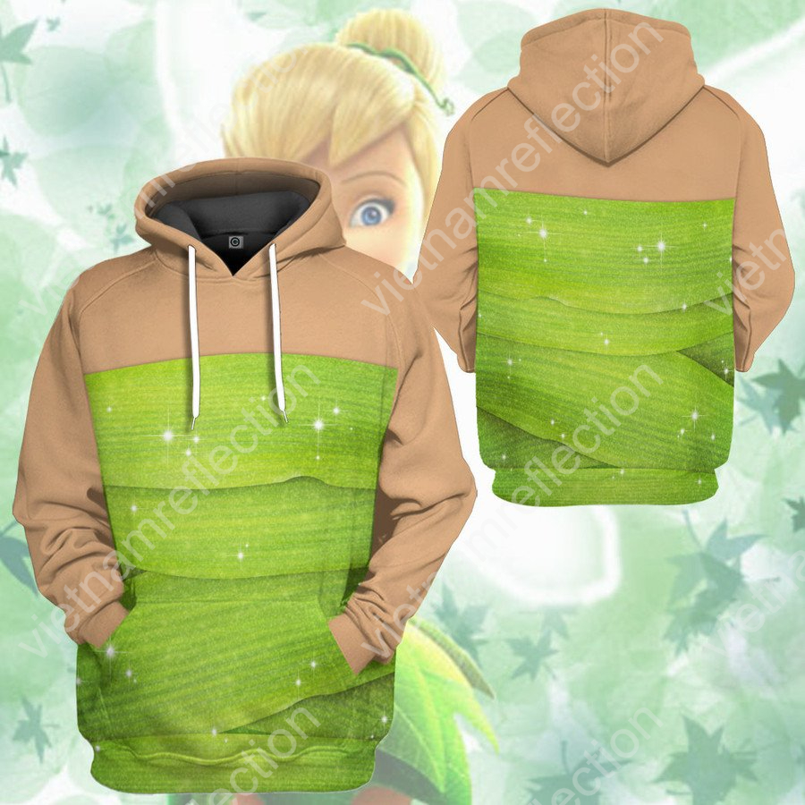 Tinker Bell cosplay 3d hoodie t-shirt apparel