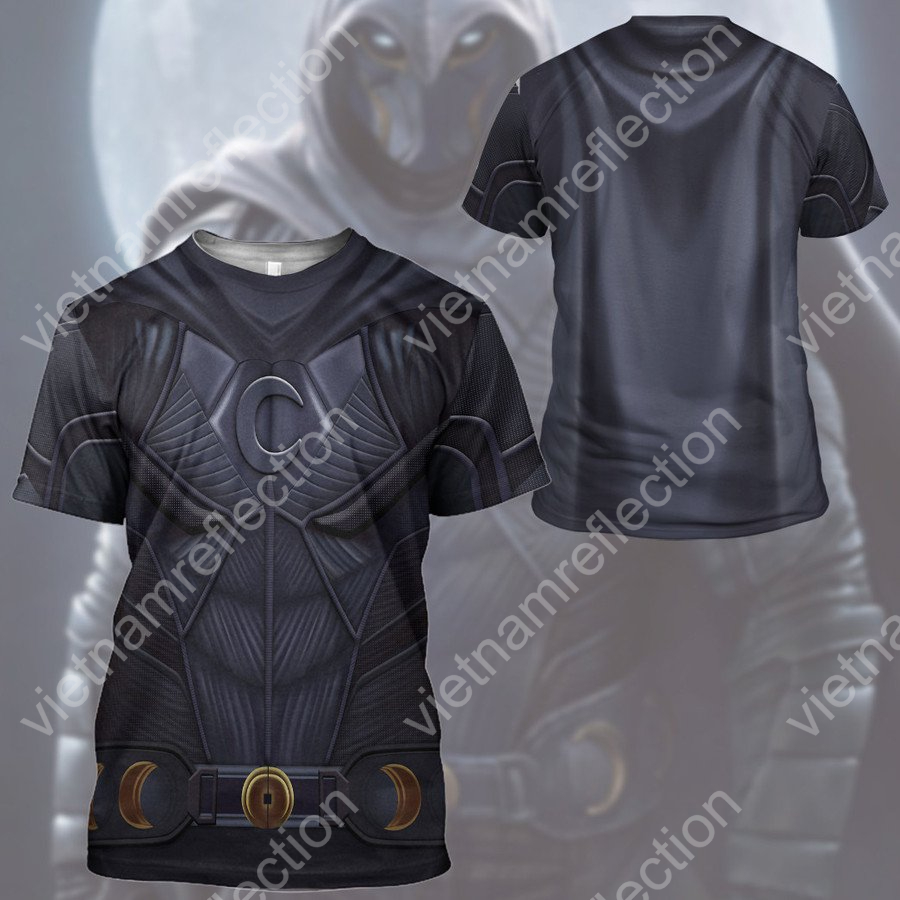 Marvel Moon Knight cosplay 3d hoodie t-shirt apparel