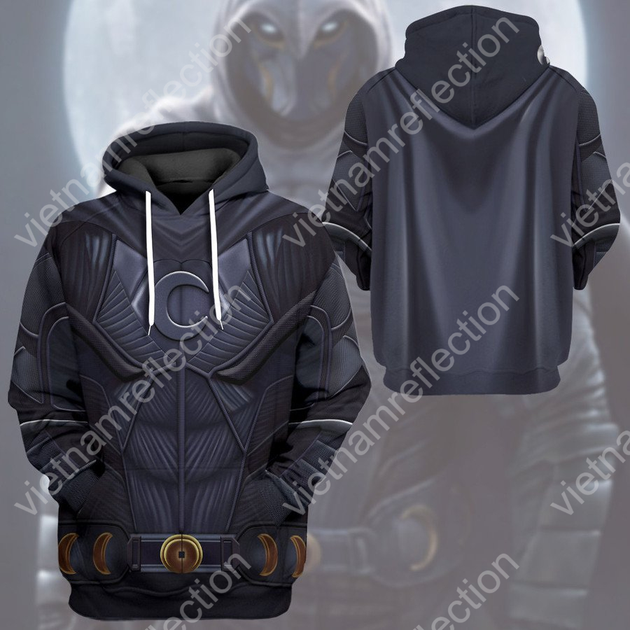 Marvel Moon Knight cosplay 3d hoodie t-shirt apparel