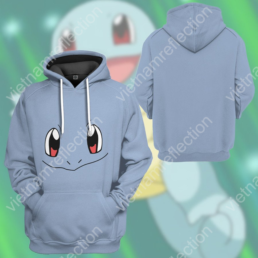 Pokemon Squirtle cosplay hoodie t-shirt apparel