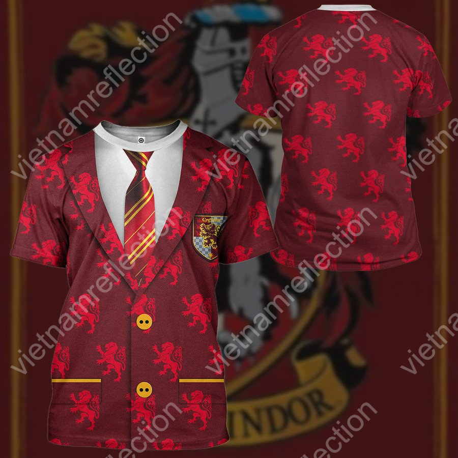 Harry Potter Gryffindor House 3d hoodie t-shirt apparel