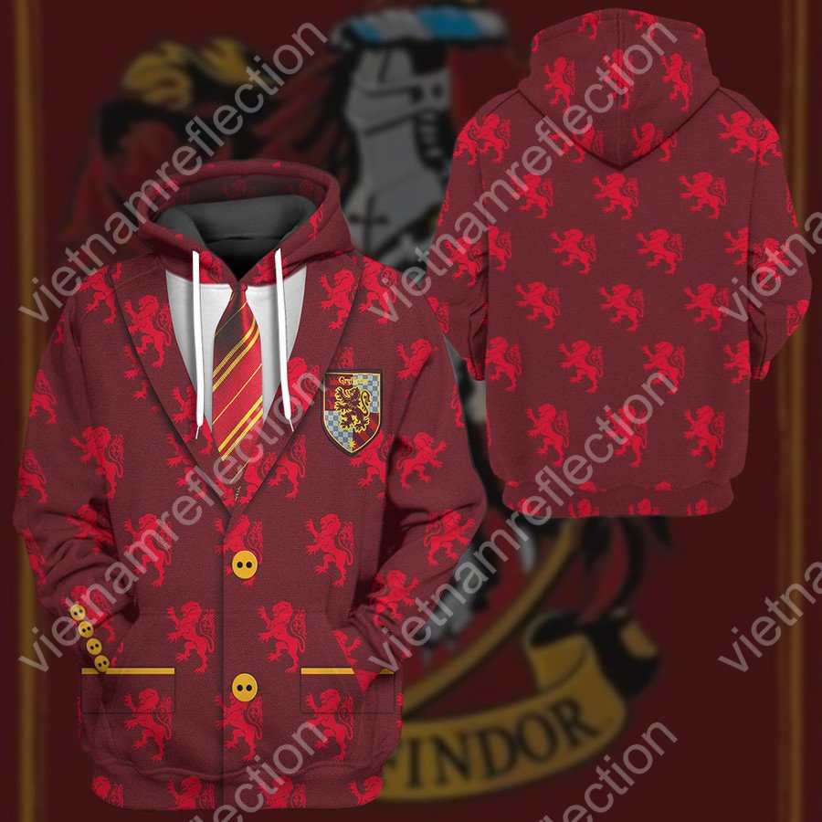 Harry Potter Gryffindor House 3d hoodie t-shirt apparel