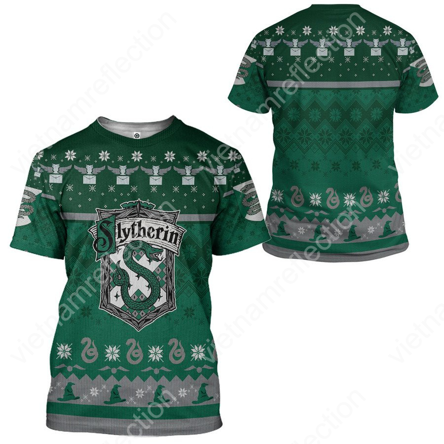 Harry Potter Slytherin chrismast style ver 1 3d hoodie t-shirt apparel