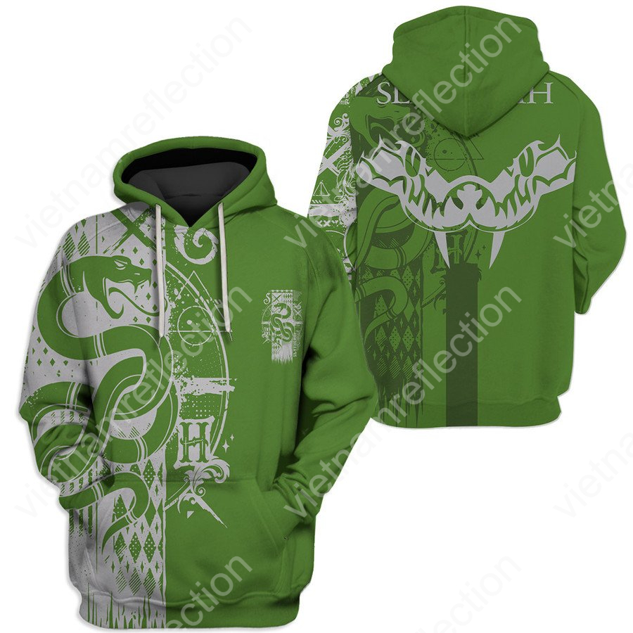 Harry Potter Slytherin 3d hoodie t-shirt apparel