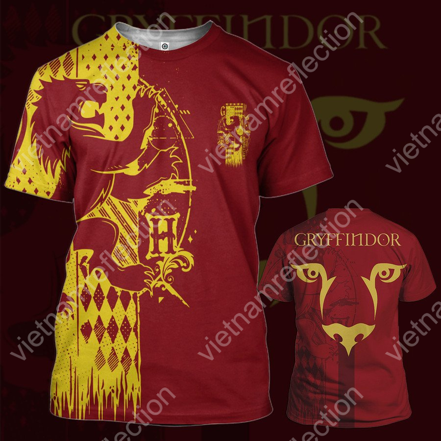 Harry Potter Gryffindor 3d hoodie t-shirt apparel