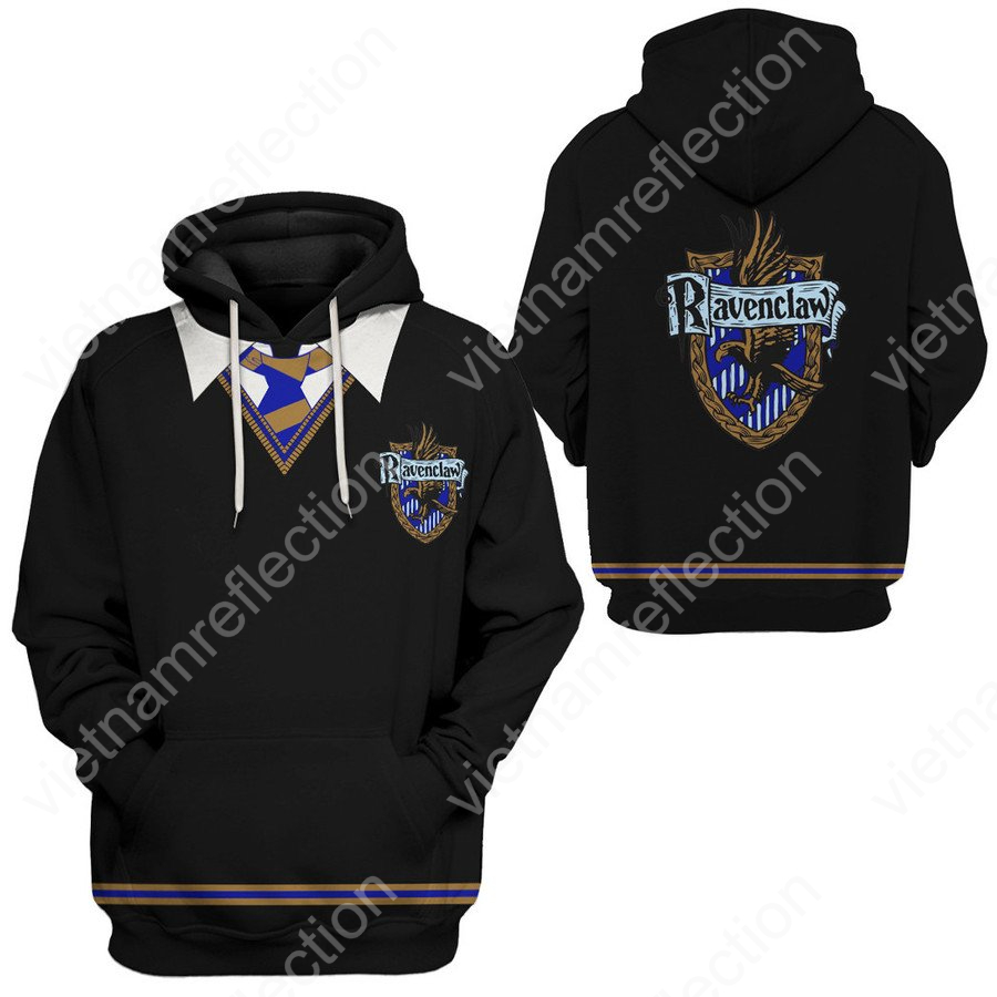 Harry Potter Ravenclaw uniform 3d hoodie t-shirt apparel