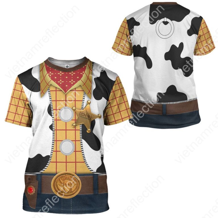 Toy Story Woody cosplay 3d hoodie t-shirt apparel