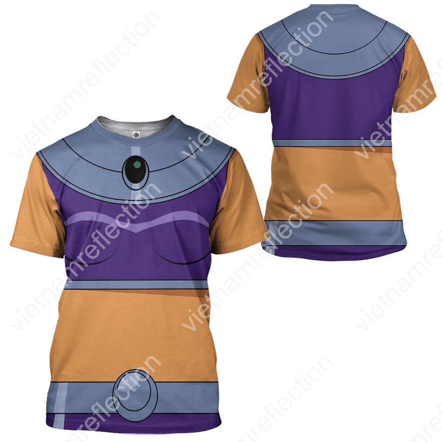 Teen Titans Starfire cosplay 3d hoodie t-shirt apparel