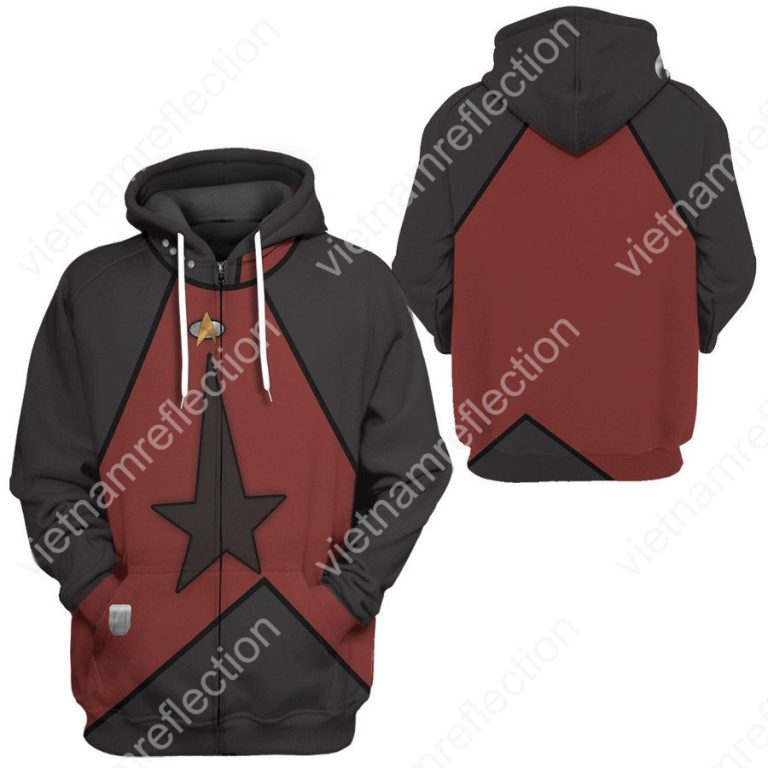 Star Trek Red Remake Uniform 3d hoodie t-shirt apparel