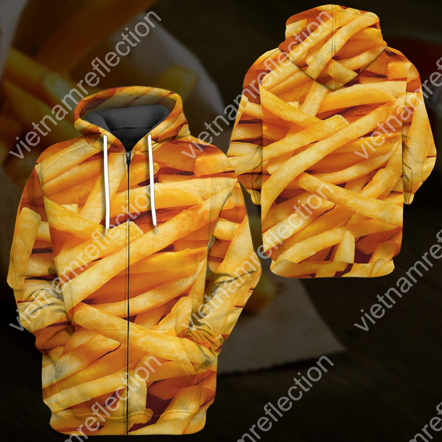 French fries cosplay 3d hoodie t-shirt apparel