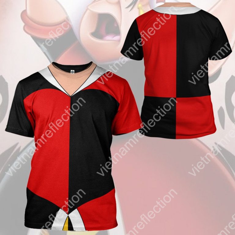 Alice in Wonderland Queen of Hearts cosplay 3d hoodie t-shirt apparel