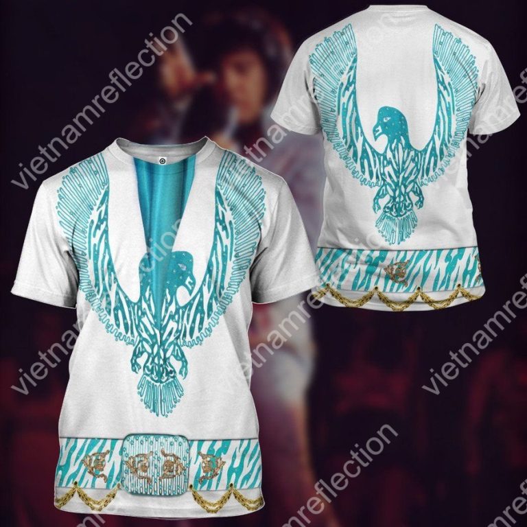 Elvis Presley Phoenix Turquoise Jumpsuit 3d hoodie t-shirt apparel