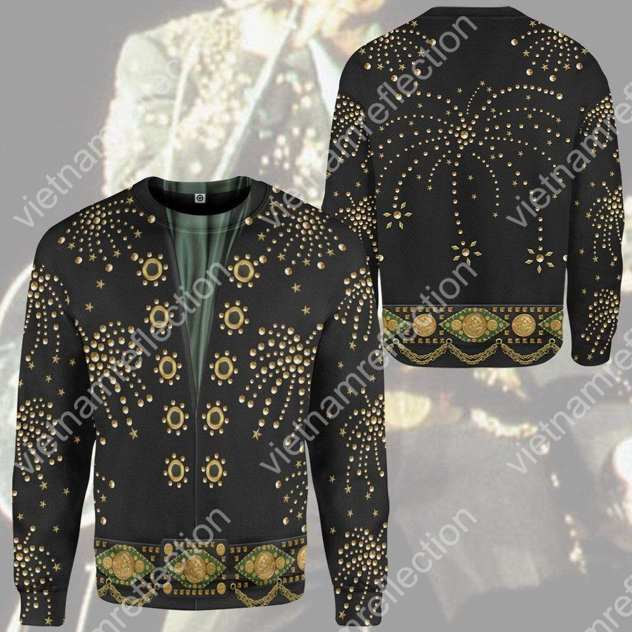 Elvis Presley Firework Jumpsuit 3d hoodie t-shirt apparel