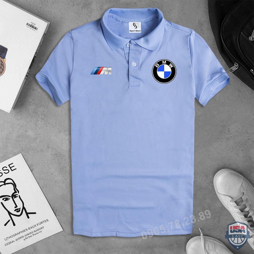 BMW Royal Blue 3D Polo Shirt
