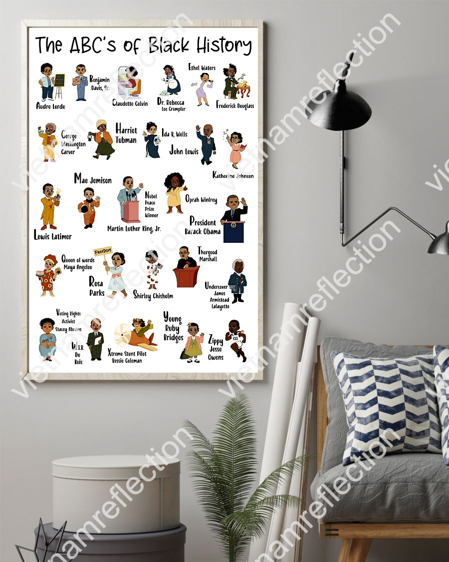 The ABC's of Black History poster