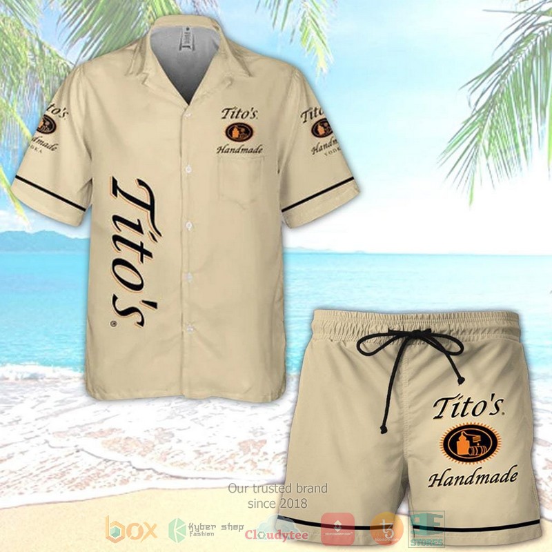 NEW Tito’s Handmade Vodka Hawaiian Shirt, shorts