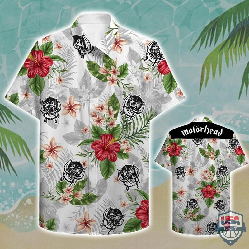 Mortorhead Floral Hawaiian Shirt
