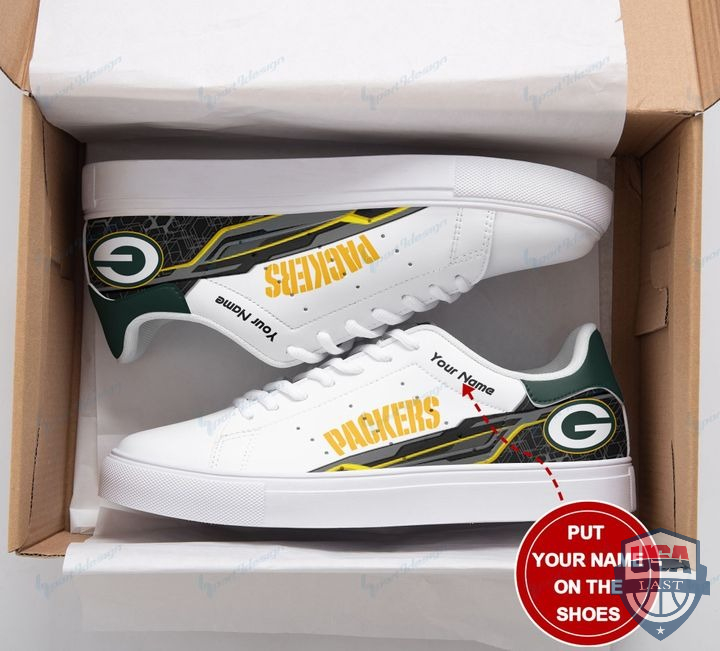 [Trending] Green Bay Packers Custom Name Stan Smith Shoes