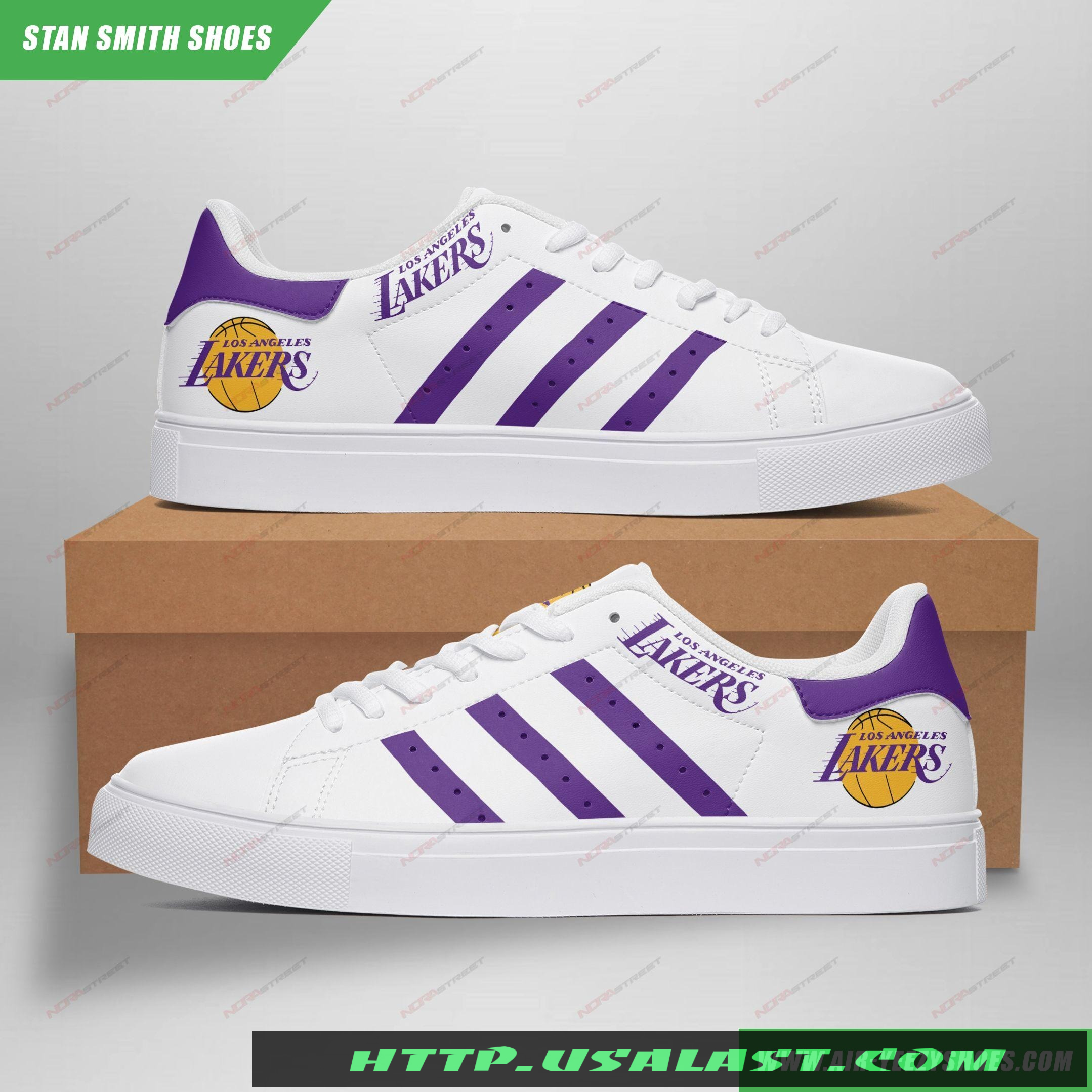 Awesome Los Angeles Lakers Stan Smith Shoes