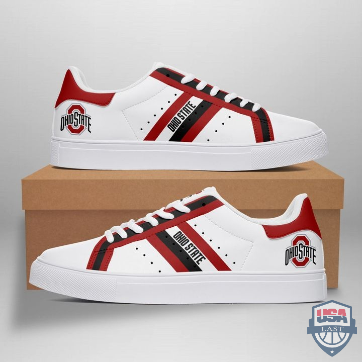 Awesome NCAA Ohio State Buckeyes Stan Smith Shoes